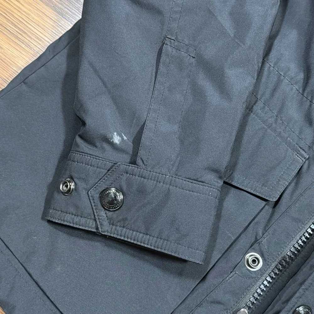 Polo Ralph Lauren Jacket Mens M Black Oxford Field Water Repellant Military